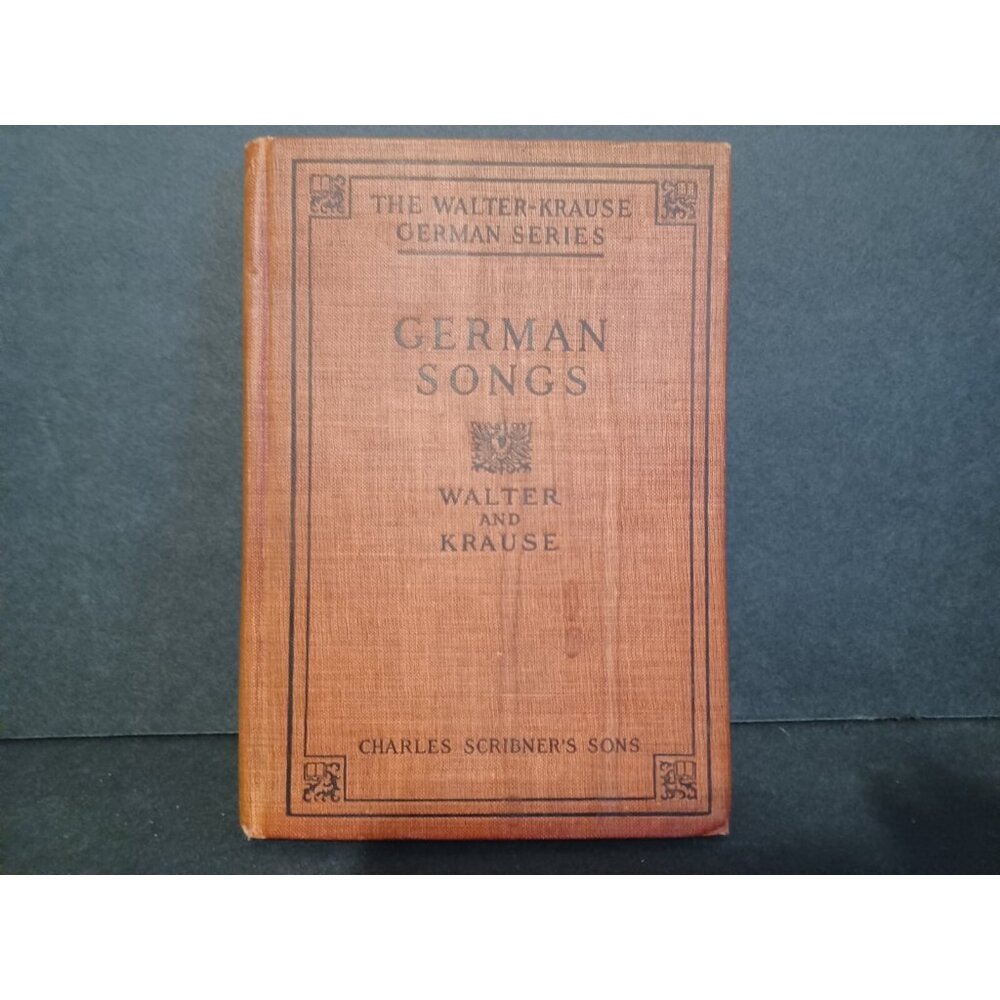 German Songs The Walter Krause German Series  1914